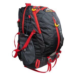 Free Knight 30L Hiking Mountaineering Backpack Black Red Nylon Waterproof